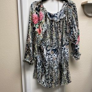 Leopard print blouse